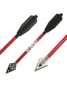 X-BOW VIROTE PISTOLA BALLESTA CON PUNTA CAZA 6,5"(2 UN)