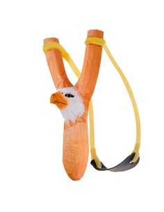 LANCE-PIERRES TRADICIONNEL EN BOIS, AIGLE