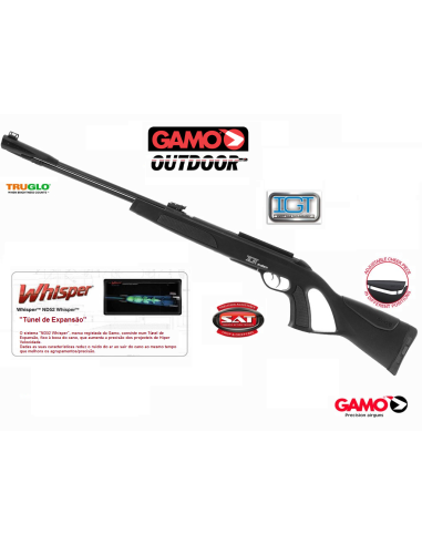 GAMO CARABINA PRESSÃO AR CRF WHISPER IGT
