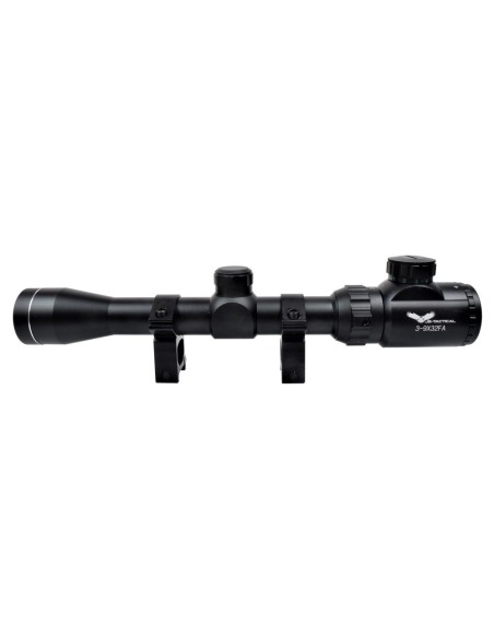 JS MIRA TELESCÓPICA 3-9x32 COM MONTAGENS WEAVER