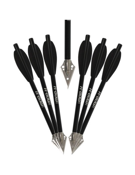 X-BOW BOLT PISTOL CROSSBOW 6,3" WITH BROADHEAD (6 UN)