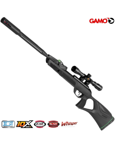 GAMO CARABINE AIR COMPRIMÉ ROADSTER IGT10X GEN3i, AVEC LUNETTE 4X32