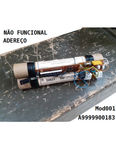 ALUGUER/ RÉPLICA BOMBAS E EXPLOSIVOS » ADEREÇOS NÃO FUNCIONAIS