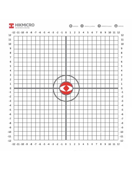 Alvos de Calor HIKMICRO para Afinação de Miras Térmicas (10 un)