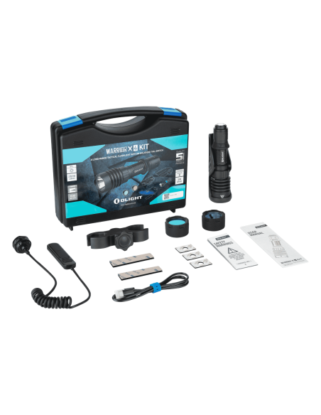 OLIGHT LANTERNA WARRIOR-X 4 KIT CAZA 2,600 LUM. 630 MTS