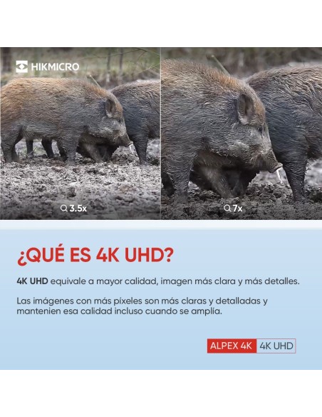 Mira Digital HIKMICRO Alpex A50EL 4K com Range Finder