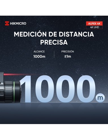 Lunette Numérique HIKMICRO Alpex A50EL 4K avec Télémètre