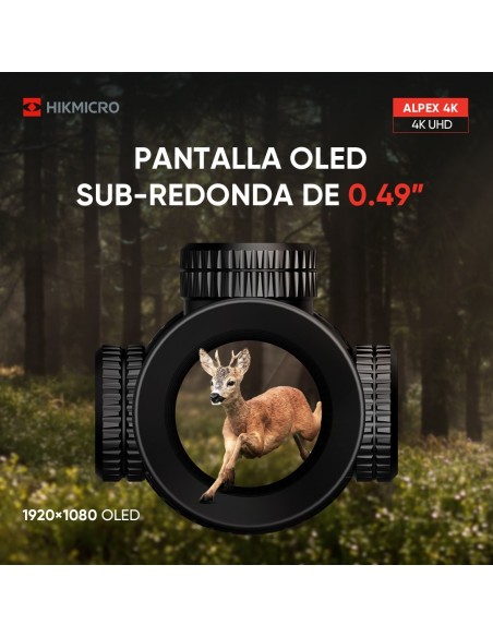 Mira Digital HIKMICRO Alpex A50E 4K Dia/Noite