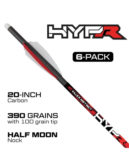 KILLER INSTINCT crossbow bolt HYPR .003 20"(6 UN)