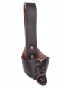 BATTLE LEATHER BELT-HOLDER FOR DRINKING HORN, SMALL (un)