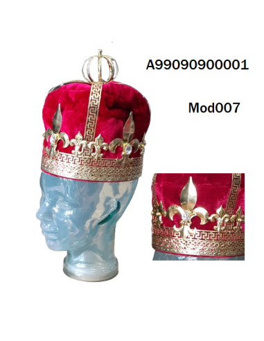 Aluguer/ COROA RAÍNHA, PRINCIPE, PRINCESA, com PEDRAS Semi-Preciosas 1