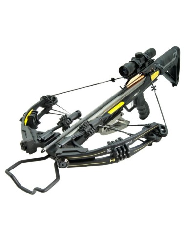 EK BALLESTA PARA CAZA HEX 400 PACK 395 FPS 210 LBS NEGRO