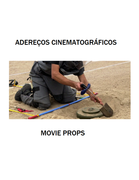 ALUGUER / DESMINAGEM E MINAS, ADEREÇOS (REPLICAS NÃO REAIS)
