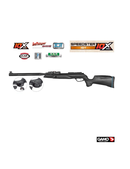 GAMO CARABINA PRESSÃO AR SPEEDSTER IGT 10X G2
