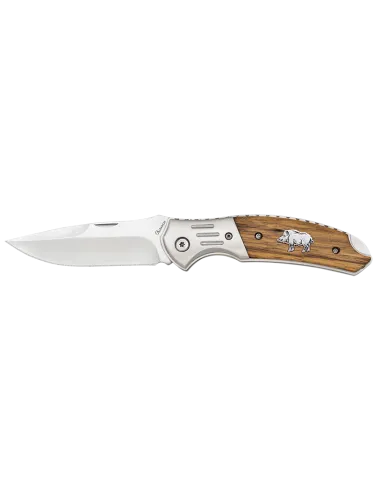 ALB HUNTING POCKET KNIVE WOOD WILD BOAR ref 25160