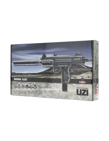 UMAREX METRALHADORA CO2 IWI MINI UZI, BLOWBACK CAL 4,5