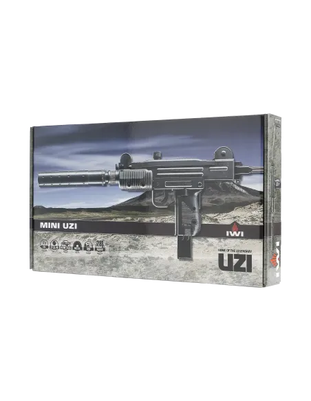 UMAREX METRALHADORA CO2 IWI MINI UZI, BLOWBACK CAL 4,5
