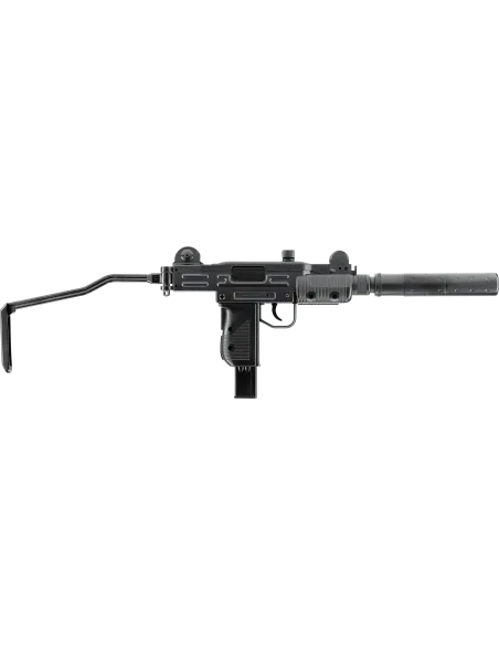 UMAREX METRALHADORA CO2 IWI MINI UZI, BLOWBACK CAL 4,5