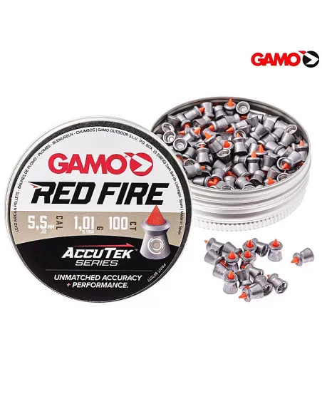 GAMO BALINES AccuTek RED FIRE CAL 5,5 (125 UN)
