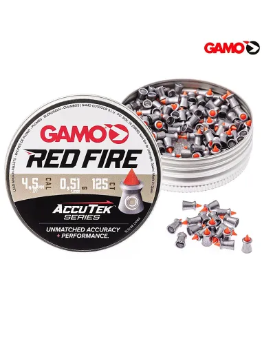 GAMO CHUMBOS AccuTek RED FIRE CAL 4,5 (125 UN)