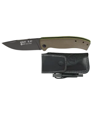 K25 TACTICAL POCKET KNIFE MIKARTA WITH CASE ref 25013 (UN)