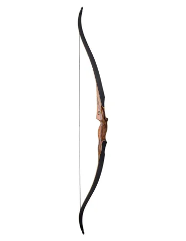 BUCK TRAIL ELITE RECURVE BOW ONE PIECE BLACK TALON 60"