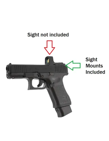 UMAREX CO2 AIRGUN PISTOL GLOCK 19 Gen5 BLOWBACK cal .177