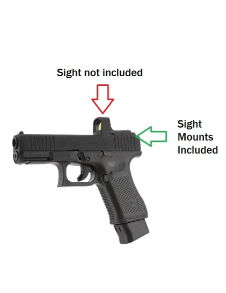 UMAREX PISTOLET AIR CO2 GLOCK 19 Gen5 BLOWBACK cal 4,5
