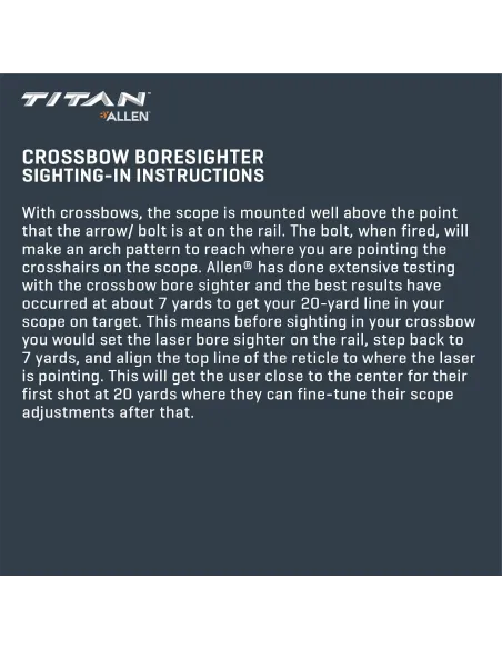ALLEN COLIMATOR TITAN FOR CROSSBOW