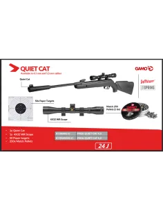 GAMO CARABINA AIRE COMPRIMIDO QUIET CAT COMBO