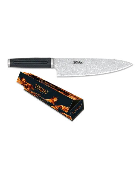 TOKISU FACA DAMASCO GYUTO LAMINA 21.5 CM (UN)