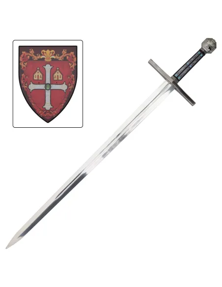 IRON ESPADA ORNAMENTAL MEDIEVAL COM EXPOSITOR ref ZS738
