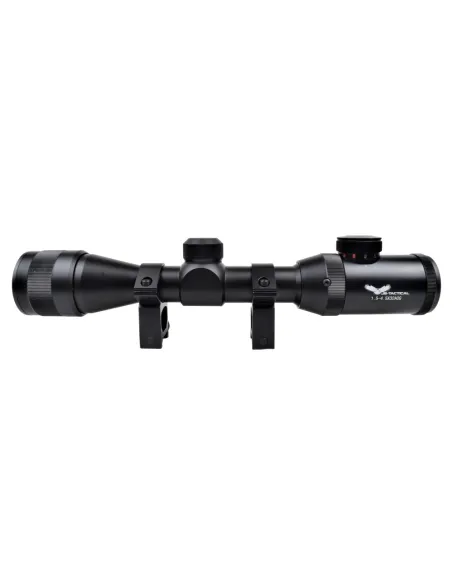 JS MIRA TELESCÓPICA 1,5-4,5x32AOG COM MONTAGENS WEAVER